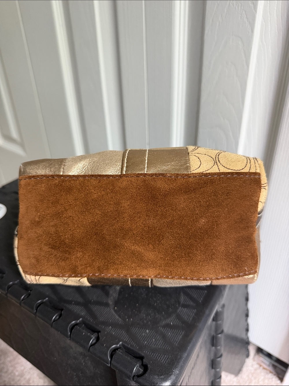 Coach Patchwork Metallic Mini Purse - Picture 2 of 8
